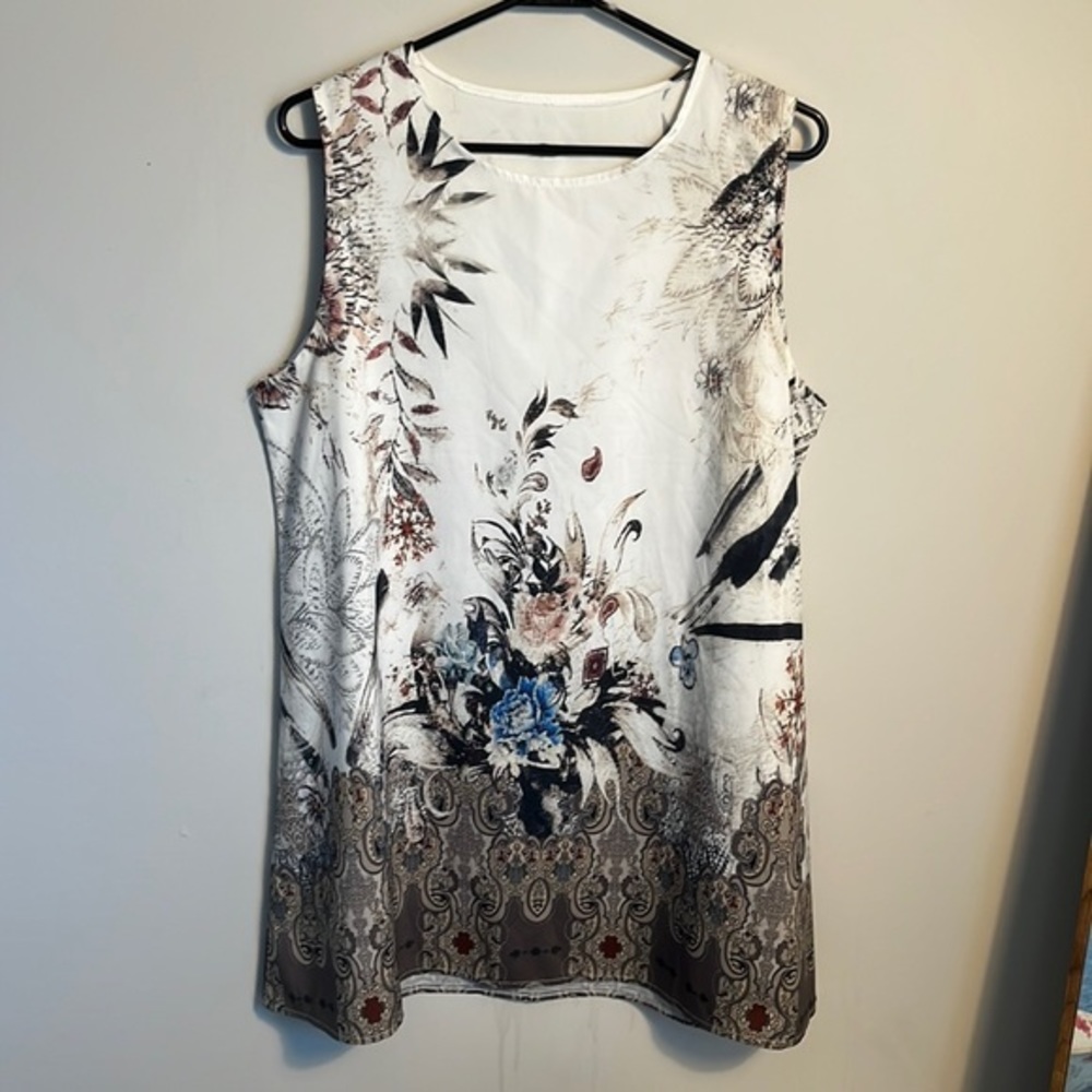 Chic Pattern Shell Dress | Size XXL‎